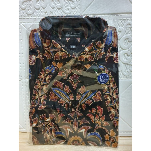 Kemeja Batik Alisan Slimfit dan Reguler Tangan Panjang size 16