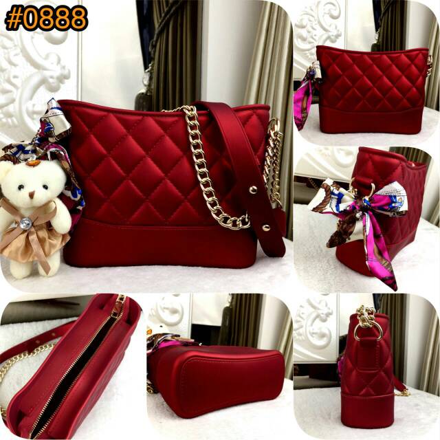 Ready Stock New Arrival Fashion Gabriella Jelly Crossbody Sling Shoulder Bag