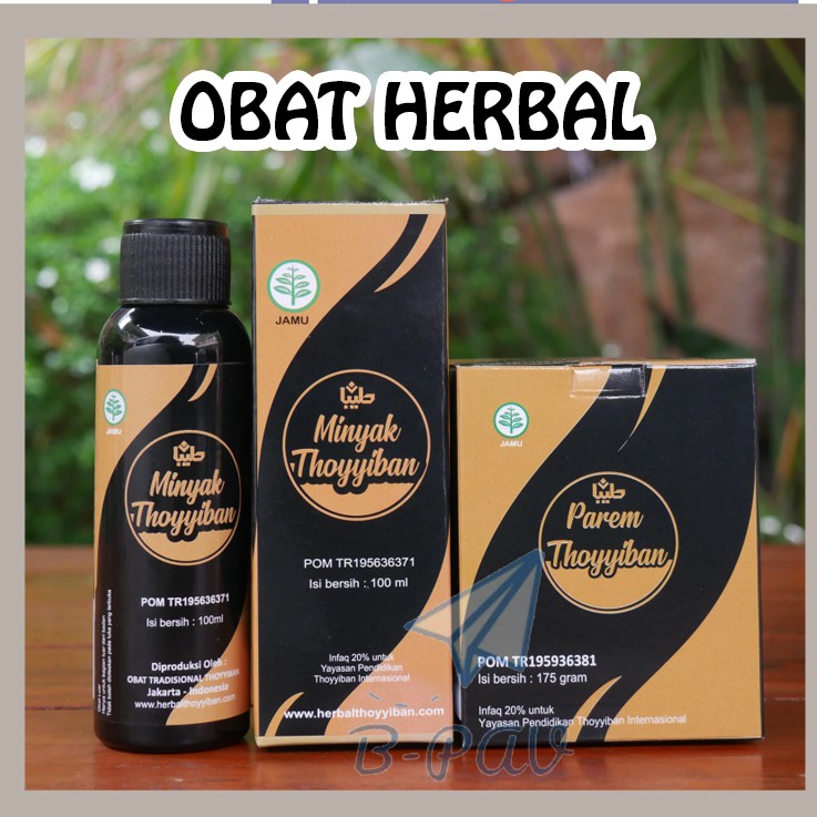 

Obat Herbal Minyak Thoyyiban dan Parem Thoyyiban