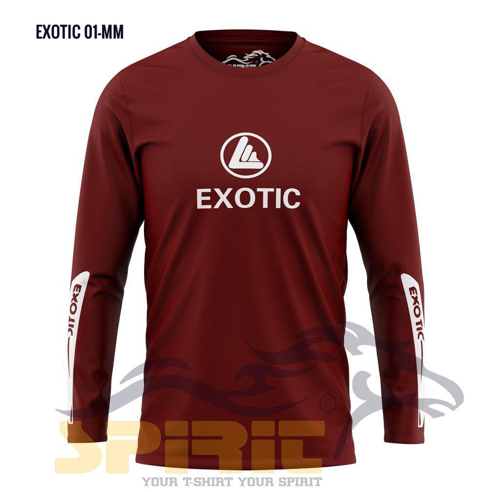 BAJU KAOS SEPEDA EXCOTIC PRIA LENGAN PANJANG BIG SIZE JUMBO