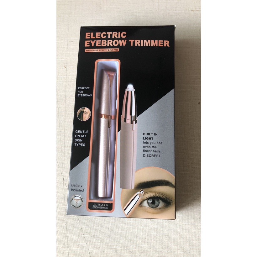 Eyebrow Trimmer Cukur Gunting Alis Elektrik Portable Wanita Travel