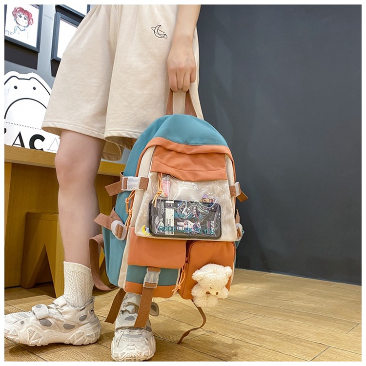 **STOCK HABIS** Tas Ransel Korea Tas Murah Backpack Wanita Tas Ransel Sekolah Tas Punggung Wanita TF7858