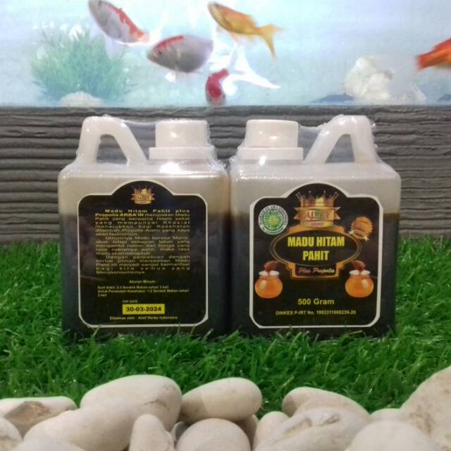 

MADU HITAM PAHIT PLUS PROPOLIS ALIEF HONEY - 500 gram