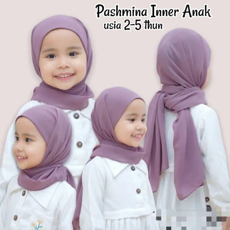 PASHMINA INNER ANAK 2IN1 CERUTTY BABYDOLL