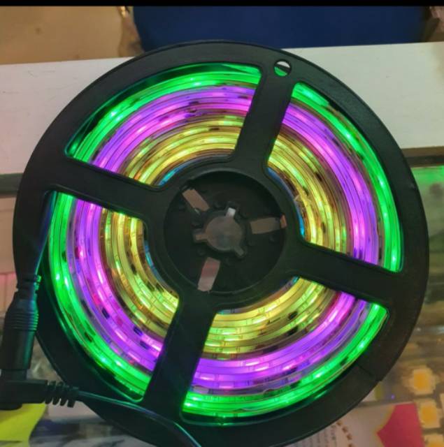 LED Warna STRIP Flexibel 5050 RGB 5 Meter IP 65 12 Volt Grade A