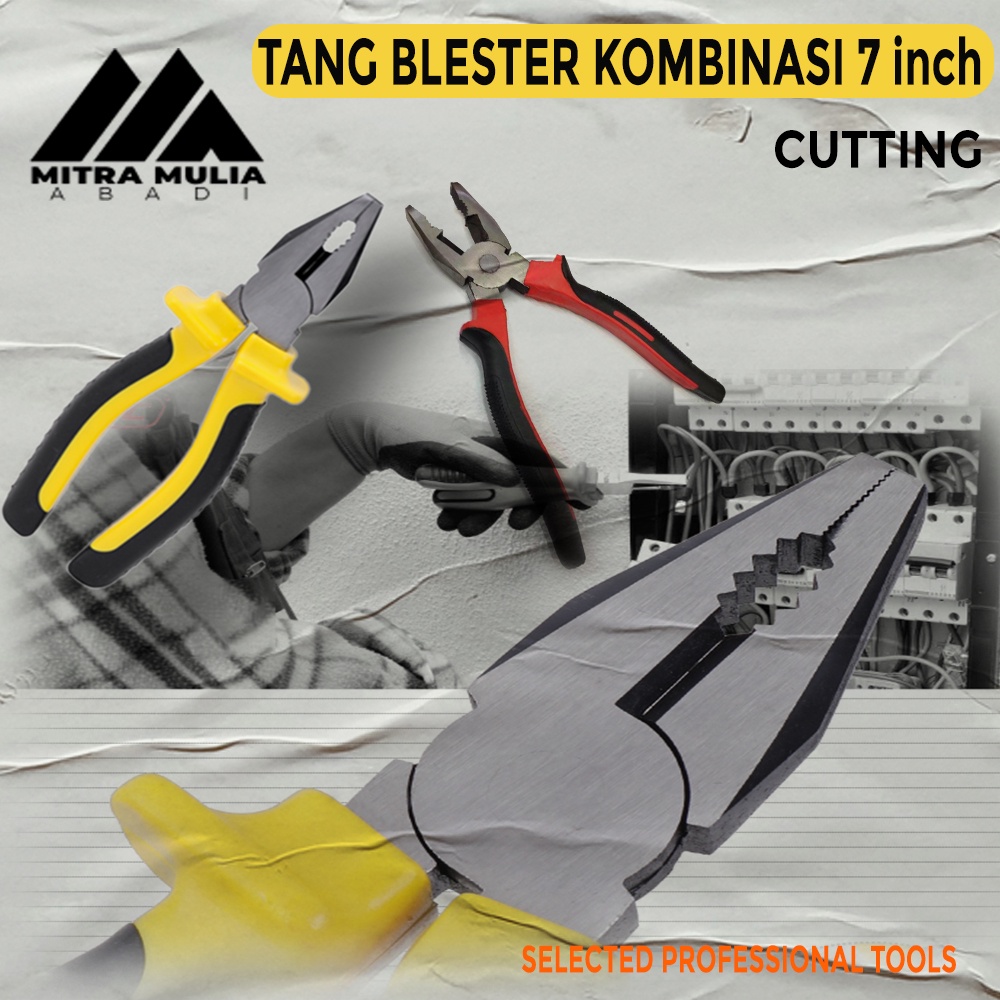 Tang Blester Kombinasi 7&quot; Inci Gagang Karet