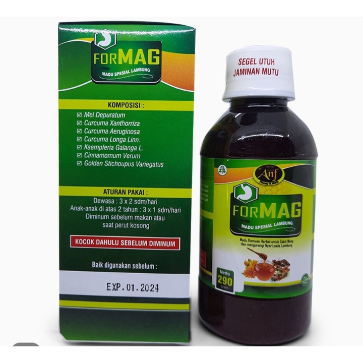 

madu lambung kronis - madu lambung herbal - madu for mag formag 290 gr