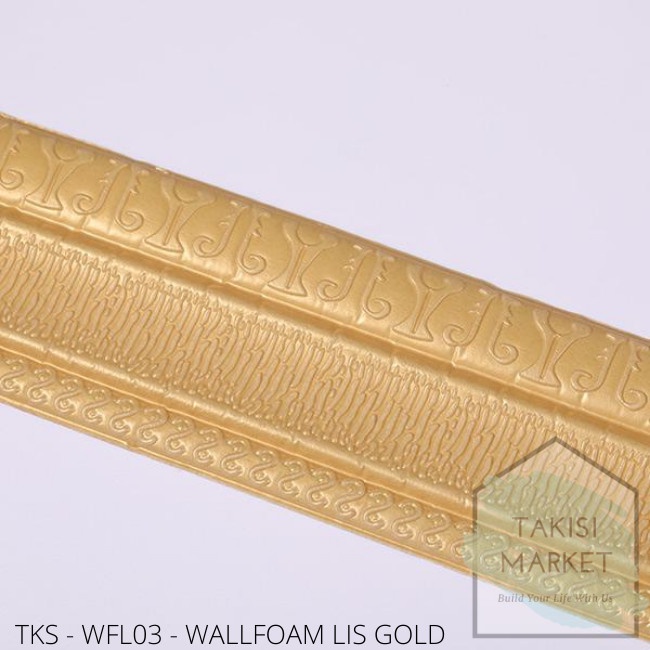 TKS - WFL003 - Wallfoam Lis Gold Dinding Rumah - Dekorasi Rumah