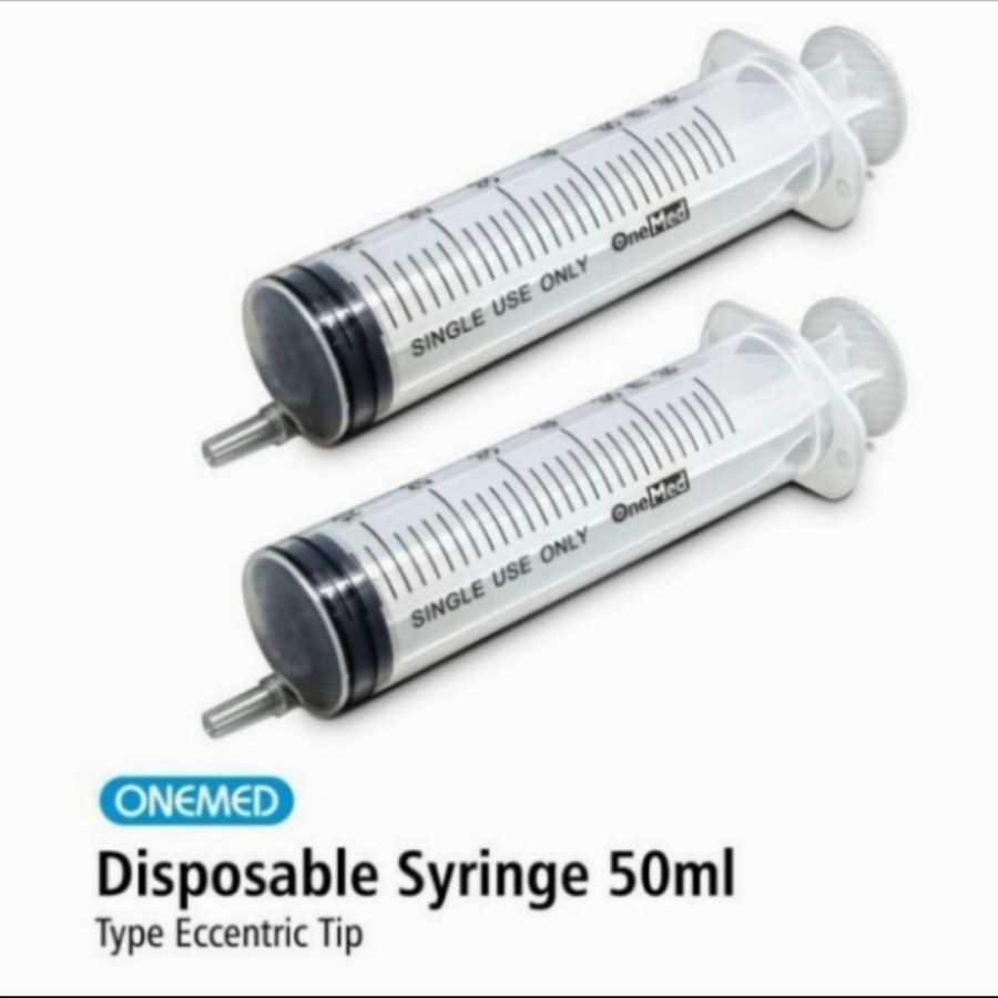 Syringe RELAKTASI Lubang Pinggir Onemed 20cc 50cc