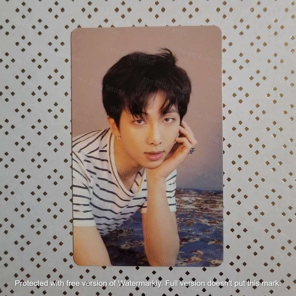 BTS OFFICIAL PHOTOCARD PC TEAR O NAMJOON RM