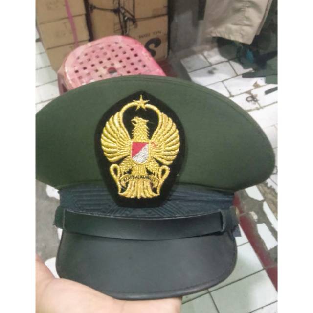 RPM Termurah di Shopee Topi pet pdu TNI ad pamen Pama Bintara kualitar di jamin puas