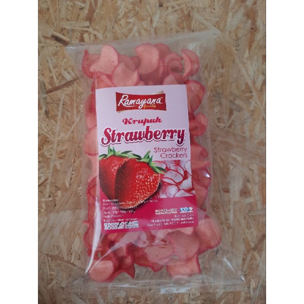 

KRUPUK BUAH STRAWBERRY OLEH-OLEH KHAS MALANG