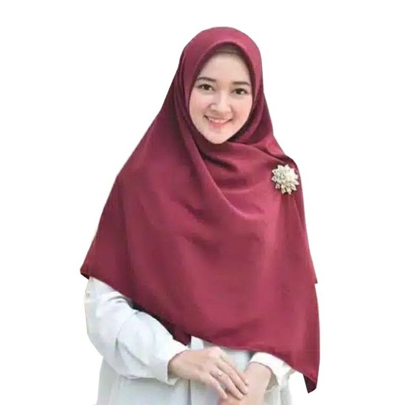 Jilbab Segi Empat Syar'i Jumbo Segiempat Syari Panjang 140x140