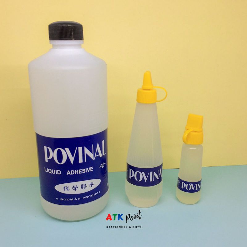 

ATK-POINT | Lem Povinal liquid adhesive lem cair bening 22ml / 75ml