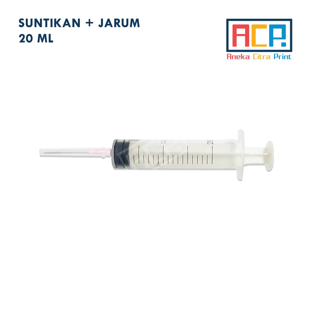 Spuit Suntikan Tinta dan Jarum 20 ml