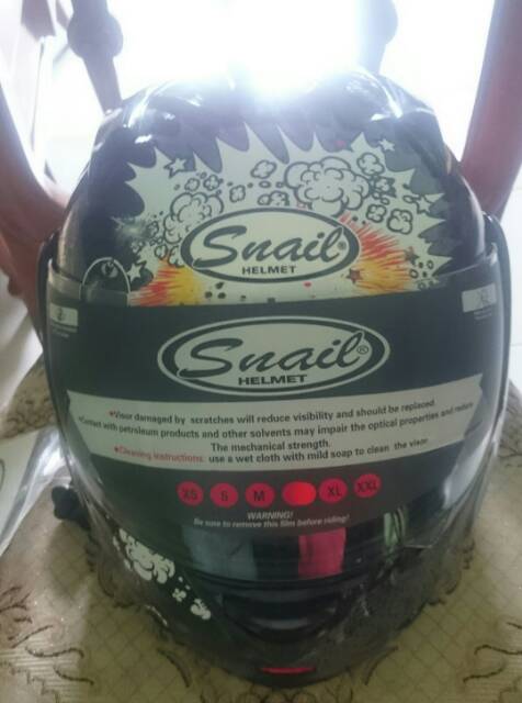 Snail Helm Modular Single Visor FF991size L