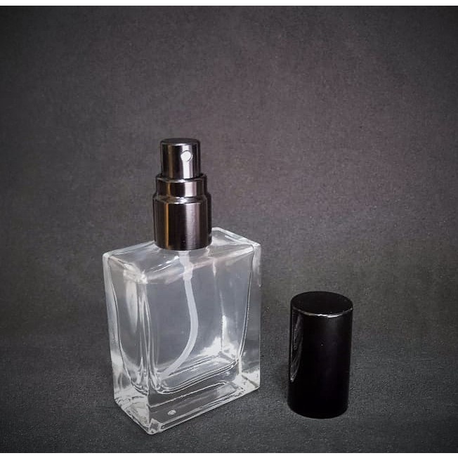 BOTOL HARMES SILVER &amp; BLACK KOTAK / 15 ML ( DRAT / ULIR )