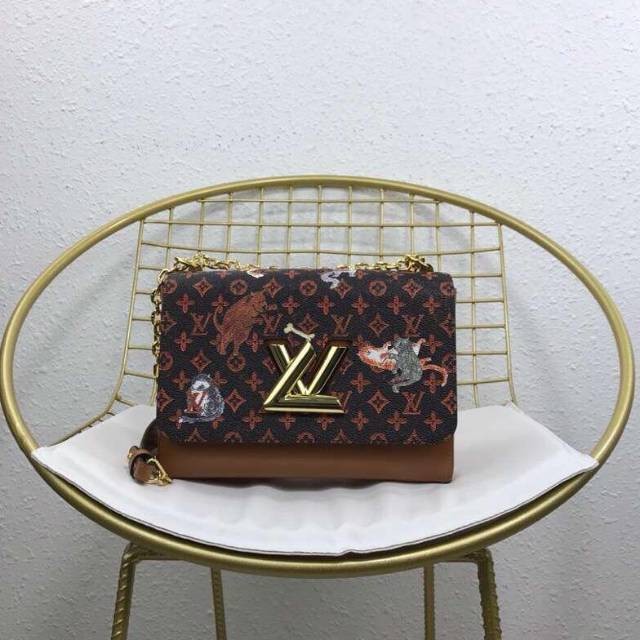 SALE Tas LV Transformed Monogram Canvas Twist MM