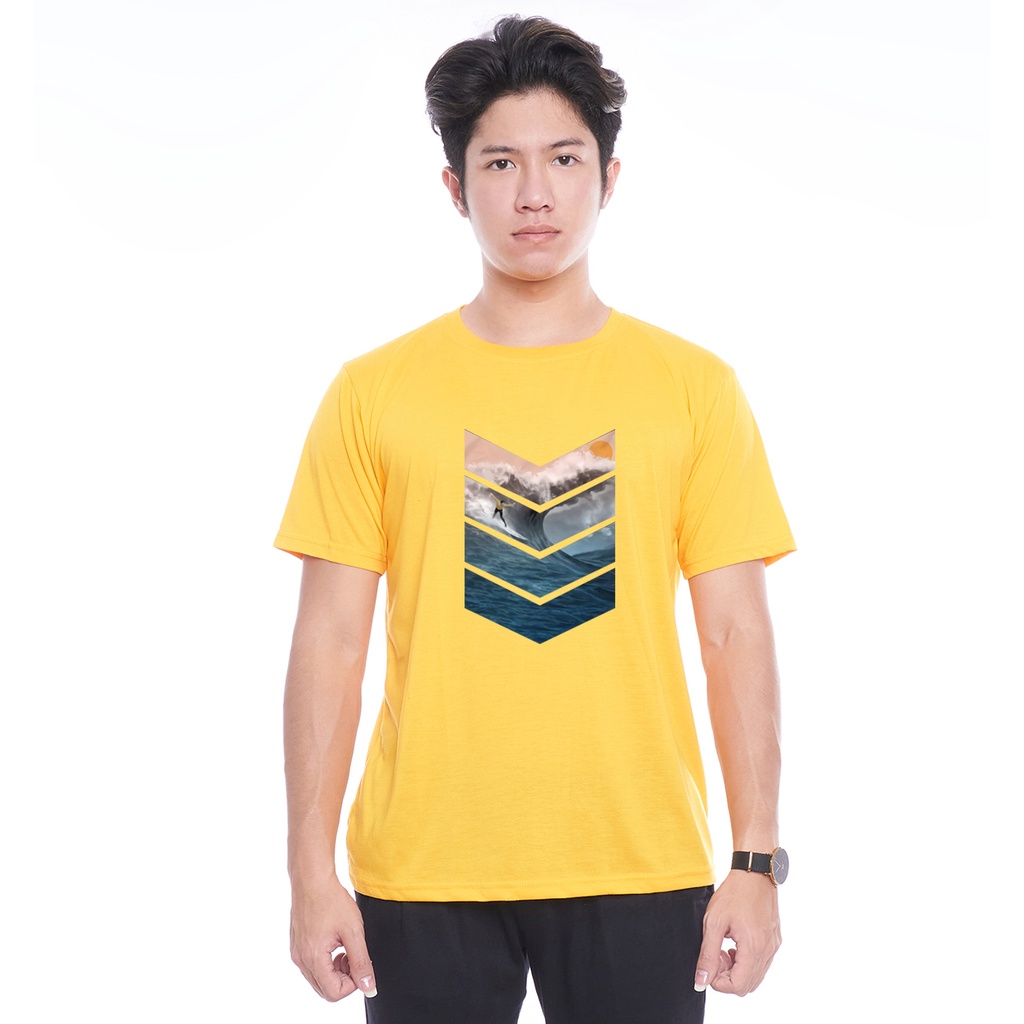 Kaos Oblong Pendek Gambar Surfing