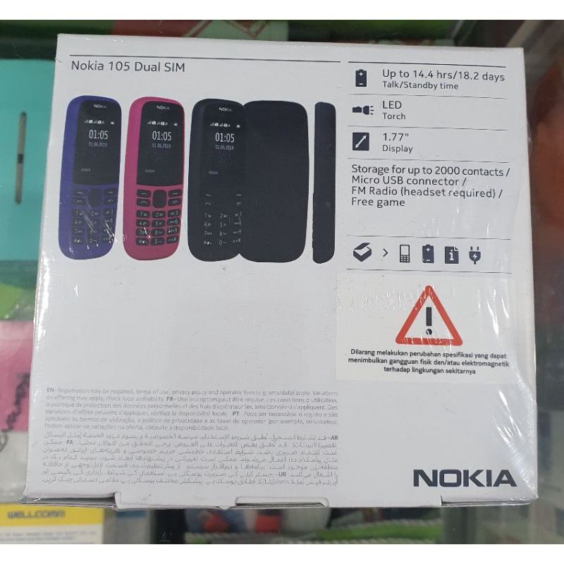 HP NOKIA 105 Dual SIM Garansi 1 TAHUN