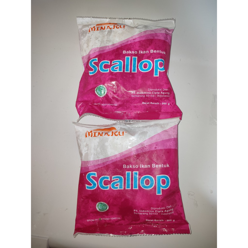 

minaku scallop 200 gram frozen food