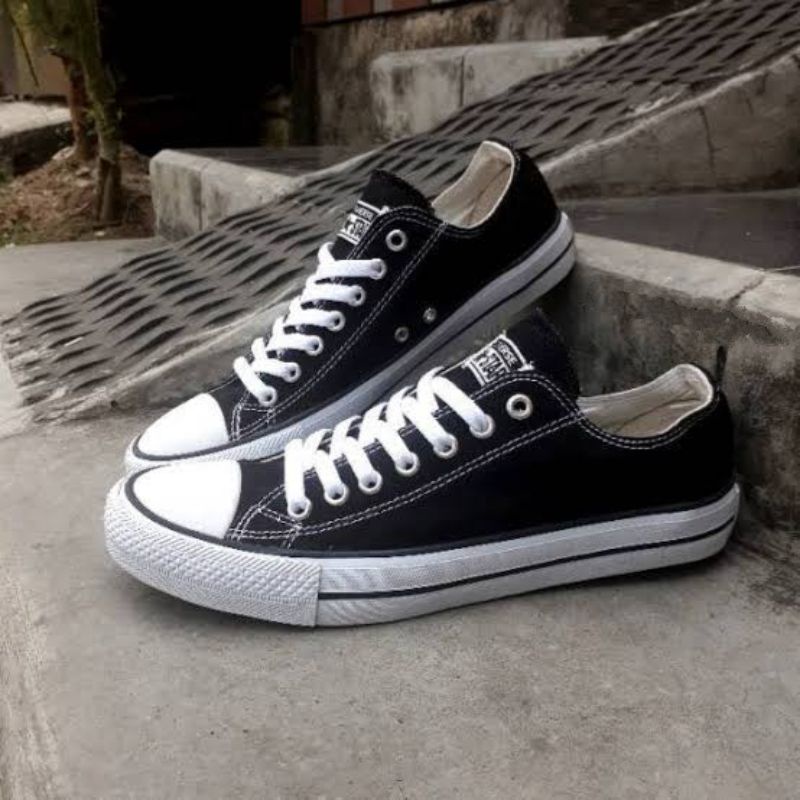 Sepatu all star-sepatu Converse-sepatu-converse-bisa bayar ditempat-C. Hitam pendek