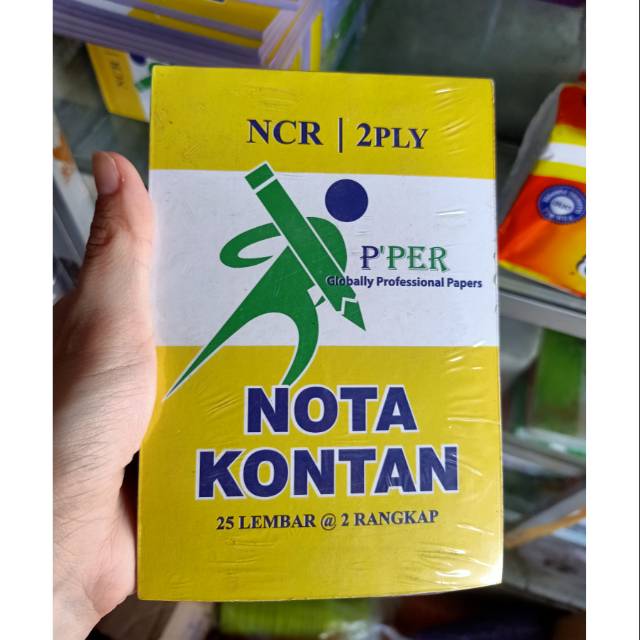 

Buku nota kontan 2 ply NCR bon rangkap 2