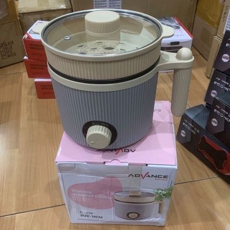 Panci Elektrik Advance C-310 Warmer Steamer Serbaguna