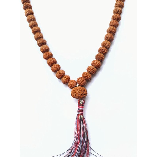 Kalung Rudraksa Trdatu Japamala 108 / Kalung Ginitri Khas Bali / Rudraksha Mala