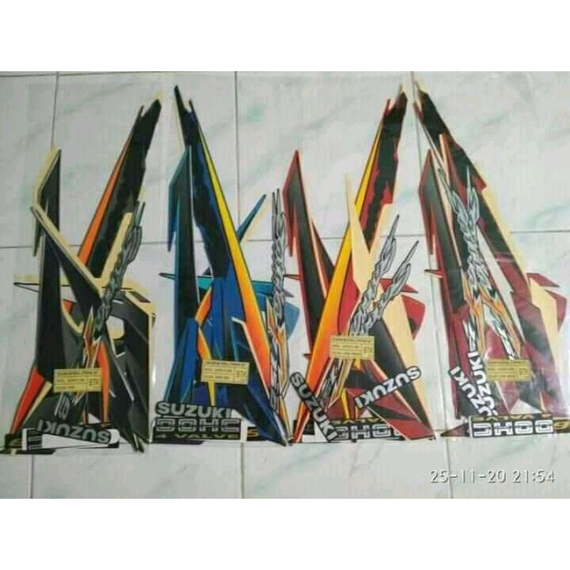 sticker satria fu 2008