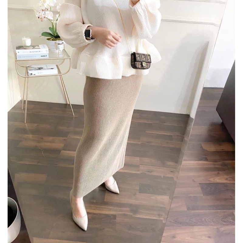 [READY] ELSA KNIT SPAN SKIRT | Rok Span Premium