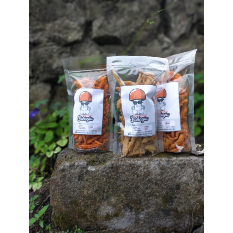 

Cemilan Jamur Crispy 50 gr