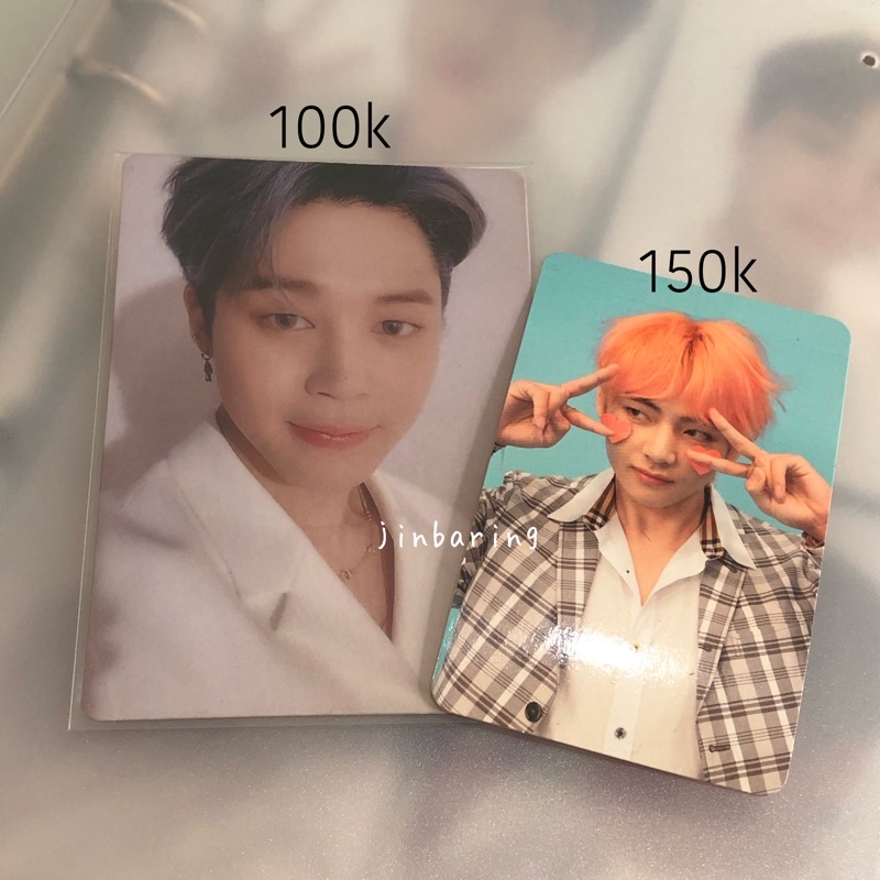 photocard pc taehyung tae v ly answer f jimin ring cincin mots 7 map of the soul mots7 s e l f love