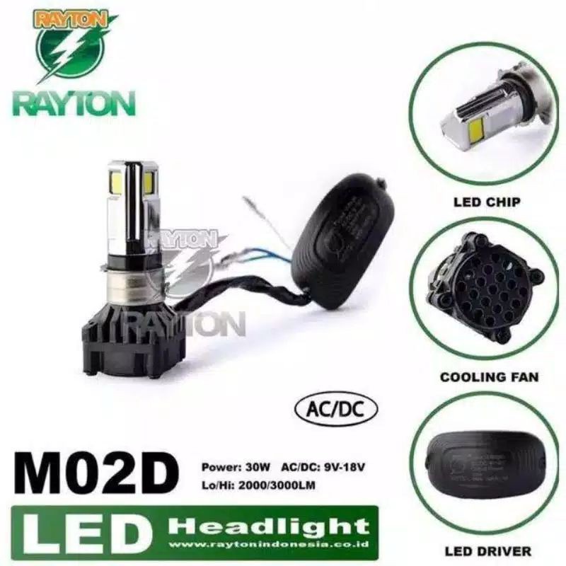 RTD lampu LED 6sisi lampu depan LED asli RTD rayton lampu LED RTD 3sisi