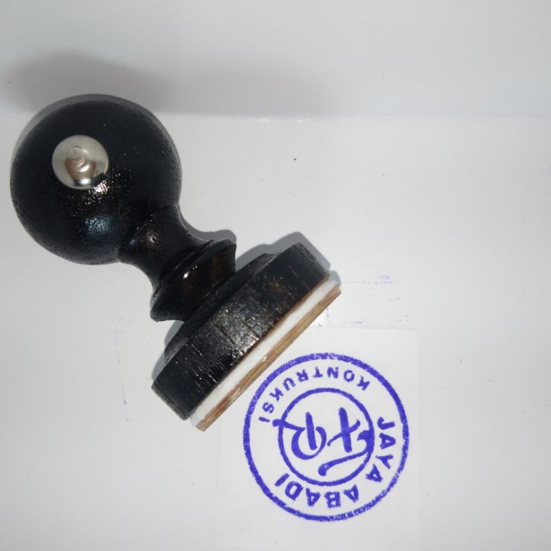 

STEMPEL KAYU RUNAFLEK BULAT UKURAN 4 X 4 CM