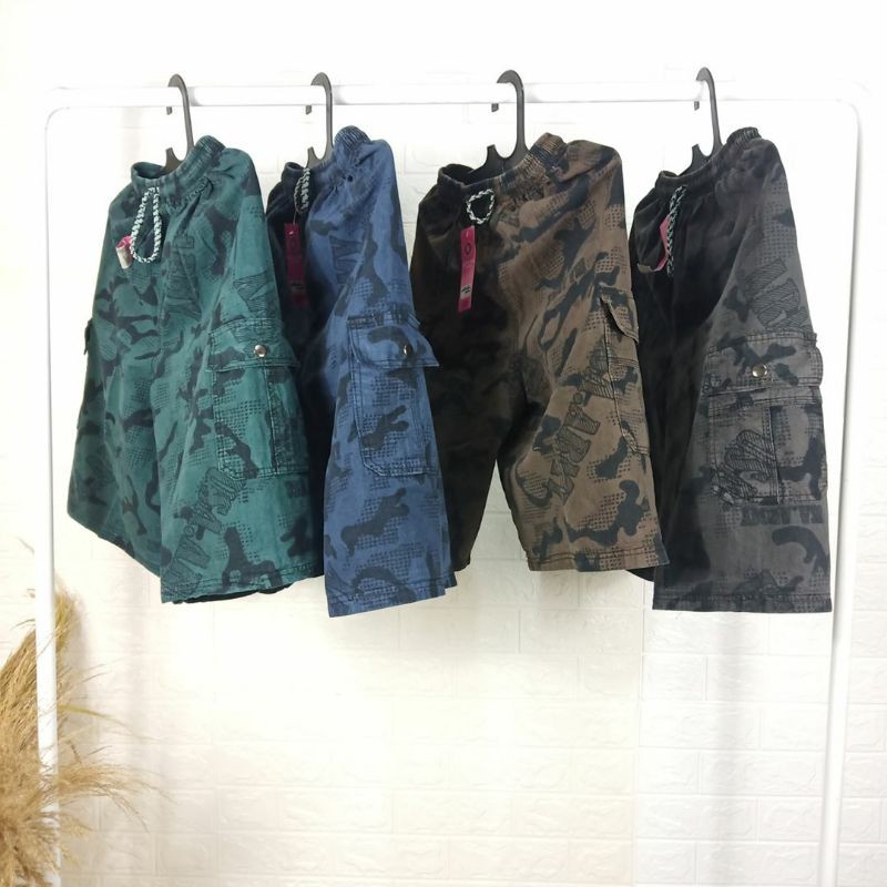 CELANA PENDEK PRIA CELANA KOLOR JEANS