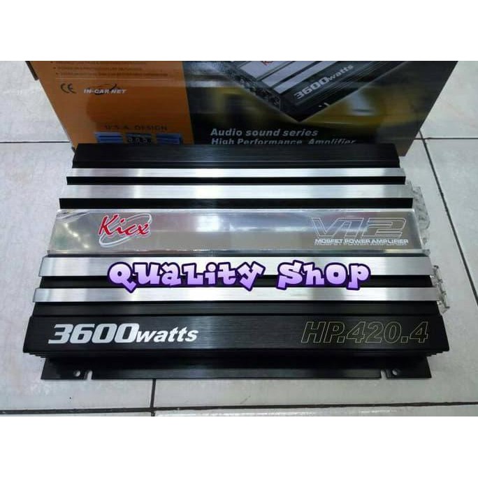 Power mobil legendaris 4 channel kick hp-420,4 high power 3600watt V12