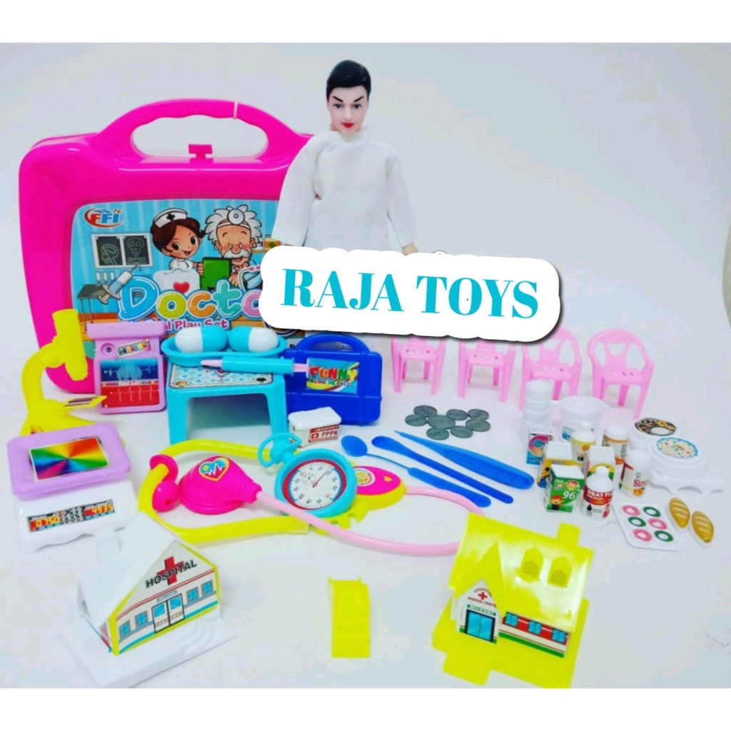 RAJA - MAINAN DOKTER KOPER - DOCTOR MEDICAL PLAY SET FH-226