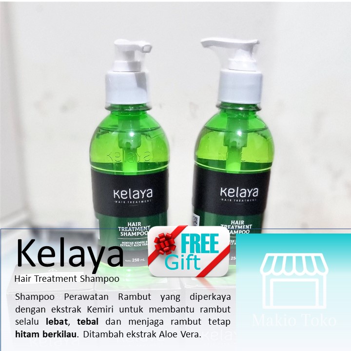 Kelaya Shampoo Hair Treatment Original Anti Rontok Free Gift And Free Bubble