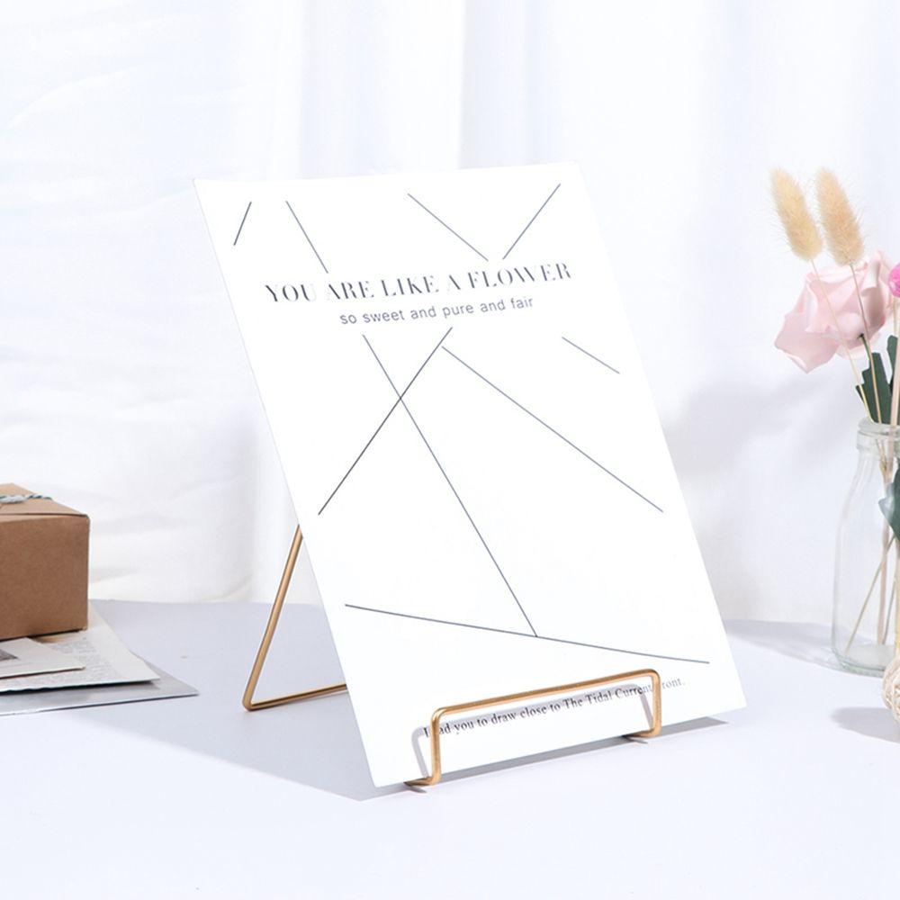 Quinton Display Holder Iron Art Multifungsi Book Pedestal Holder Buku Koran Hadiah Majalah Desktop Penempatan Berdiri