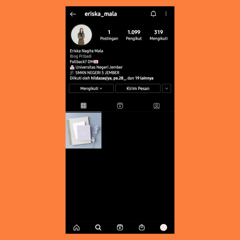 Jual akun Instagram 1000+ Followers