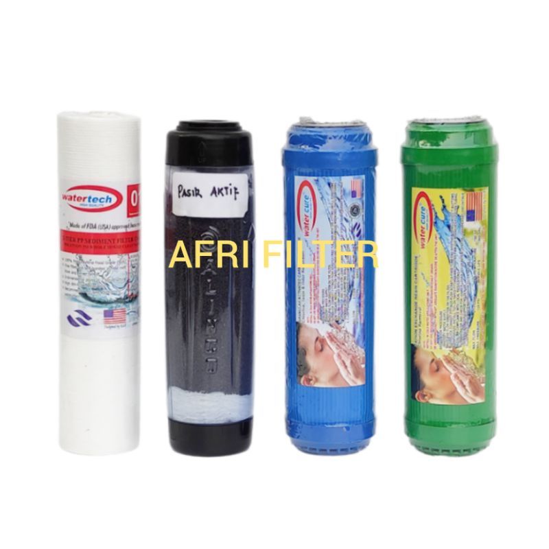 PAKET SPAREPART FILTER AIR 4 TAHAP SEDIMEN - BERBESI - GAC - RESIN