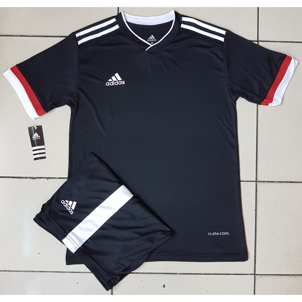 Download Cod Setelan Futsal Dewasa Adidas Jersey Tim Sepak Bola Bahan Climacool Timnas Hitam Cad 101 Free Mockups