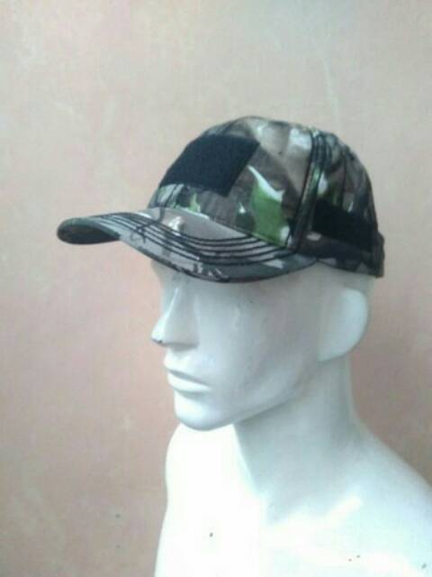 Topi Army Velcro Camo oak perbakin