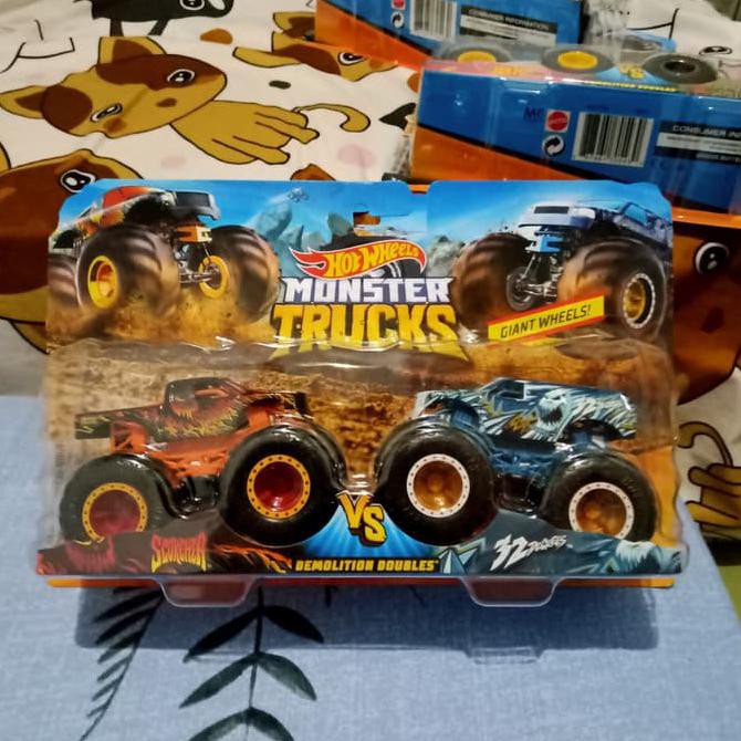 Hotwheels Hot Wheels Monster Trucks Demolition Schoerder V 32 Degrees - Termurah 