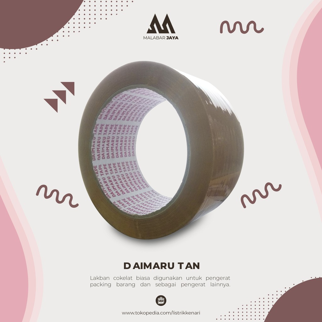 

Lakban Coklat / OPP Tape / Daimaru