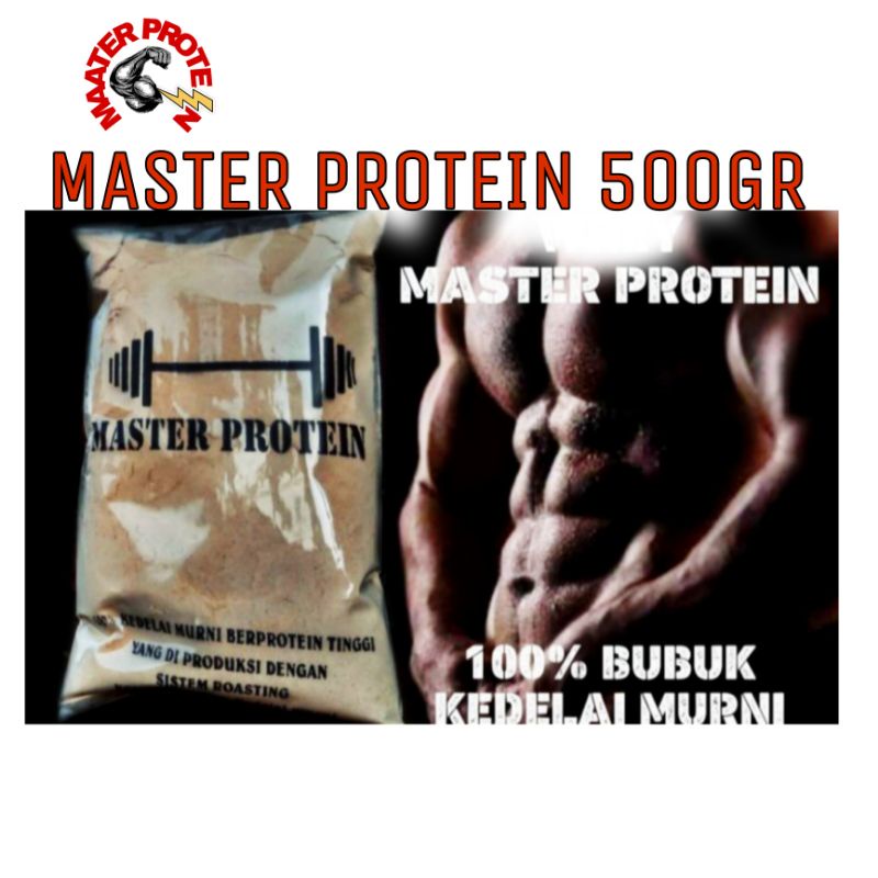 master protein bubuk kedelai 500gr