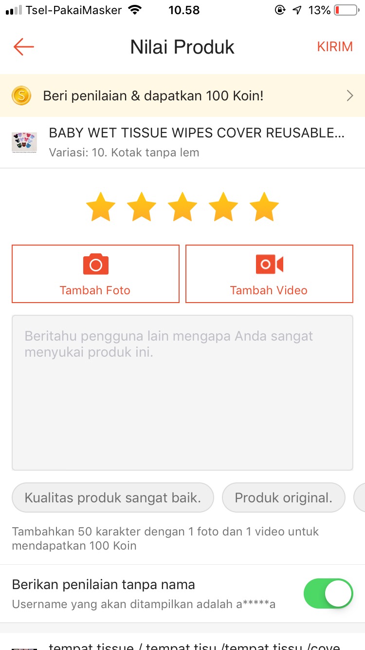 Tempat Tissue / Tempat Tisu /tempat Tissu /cover Tisu / Tissue /dompet Tisu Resleting/pouch Tissue