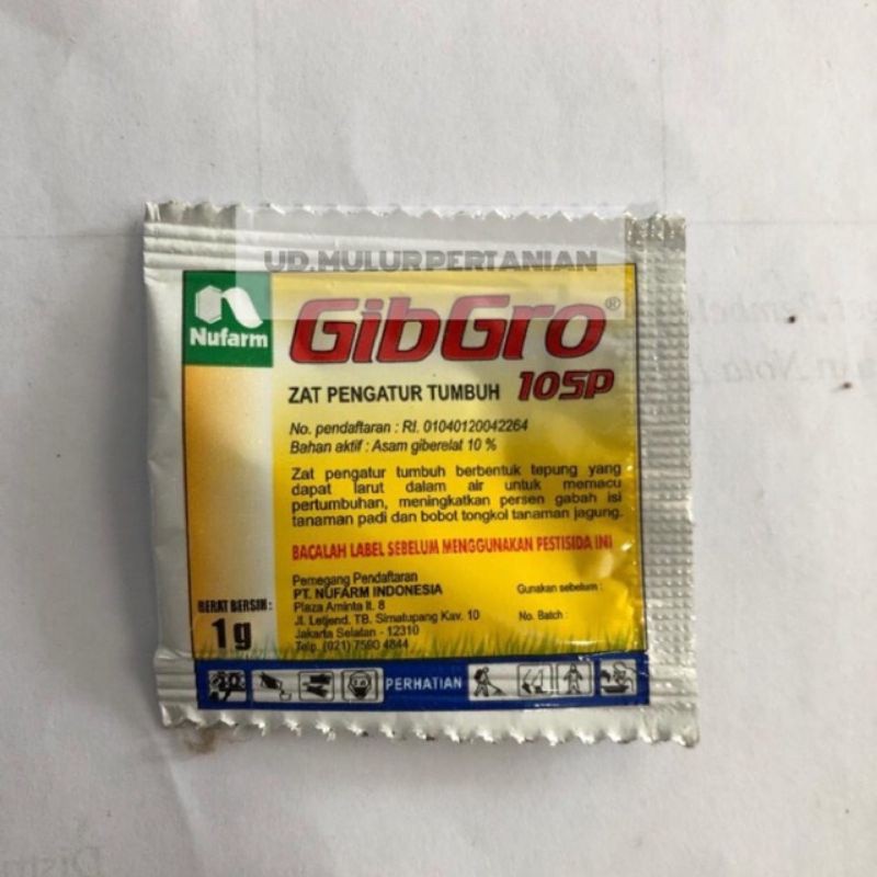 Zat Pengatur Tumbuh Buah GIBRO 1gram original