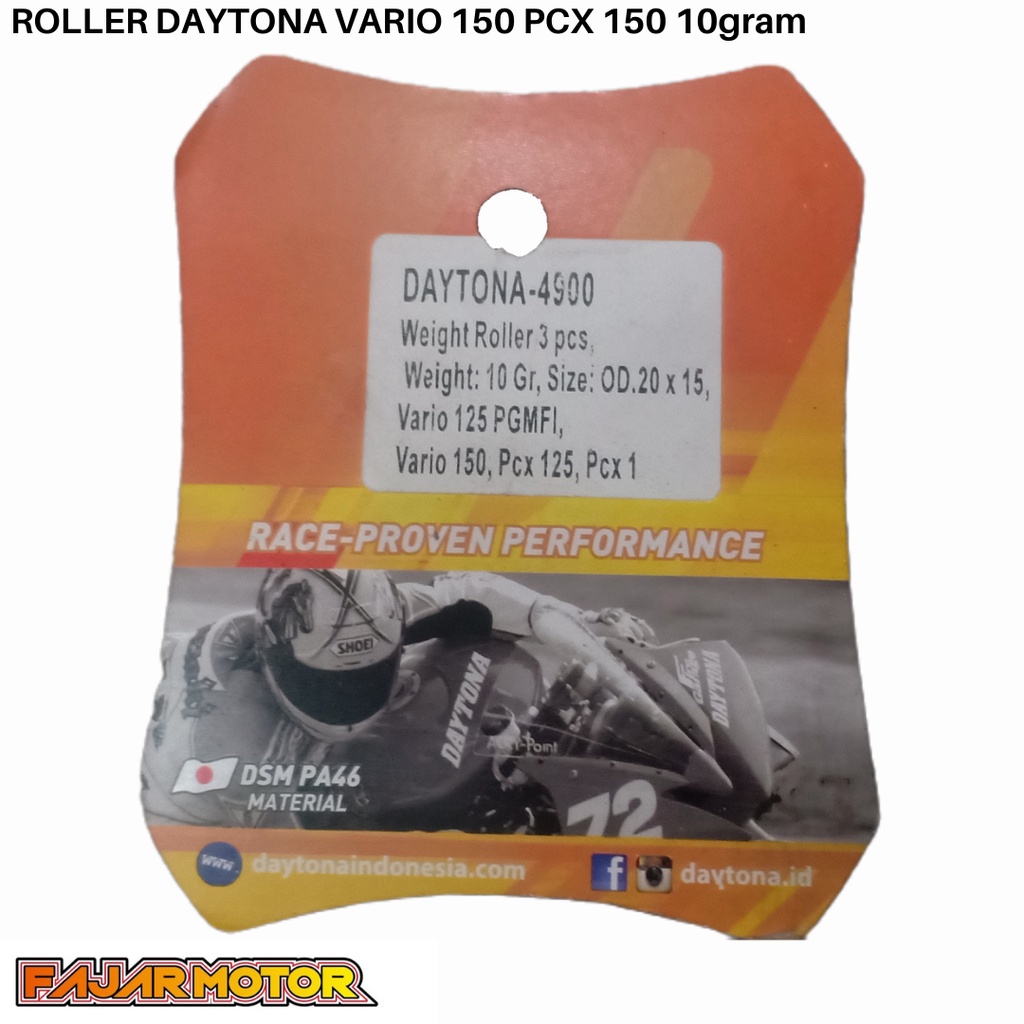 ROLLER RACING DAYTONA VARIO 125 150 PCX 125 150 SPIN 4536 4636 4637 4638 4639 4899 4900